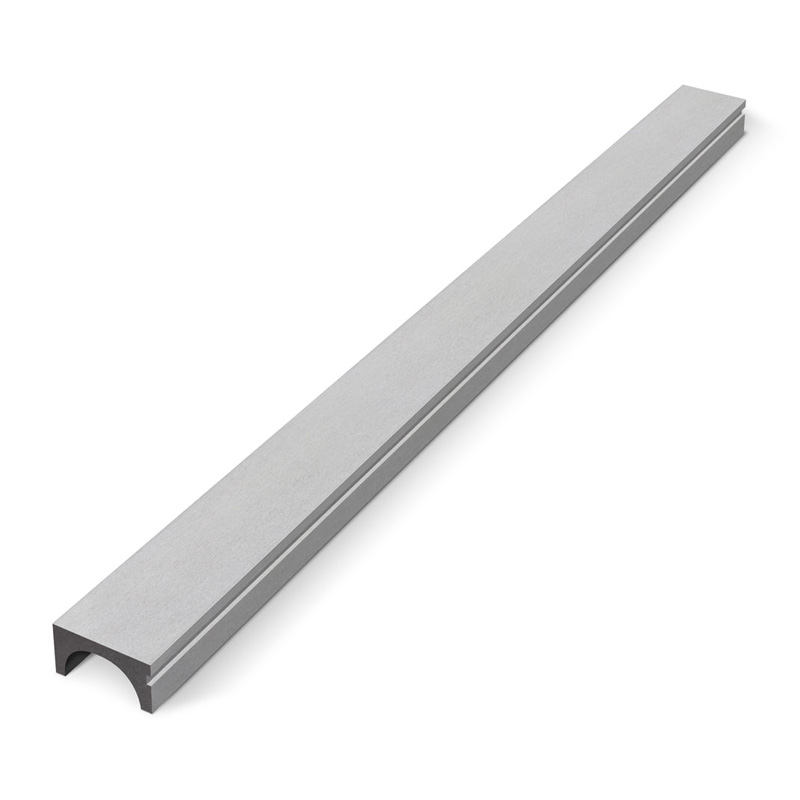 วัสดุตกแต่ง เอสซีจี รุ่น บัวผนัง SG10 เซาะร่องดักน้ำ ขนาด 10x300x5.0 ซม. สีซีเมนต์